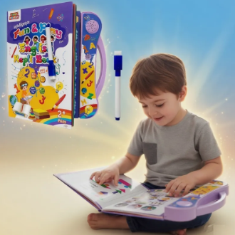 Interactive Fun and Play English Letters Sound Book for Kids and Children
