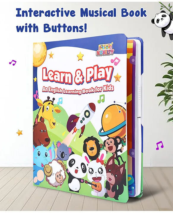 Musical English Interactive Children Learning Book|Educational Phonetic Learning Book