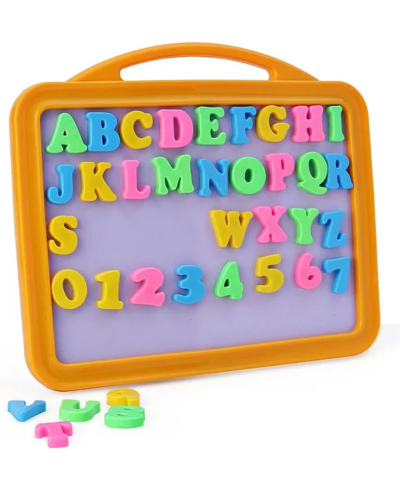 3 in 1 Lovely Magnetic Slate Set of 38 Pieces - Color May Vary
