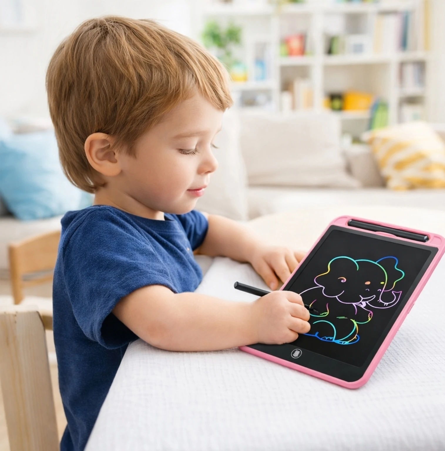 LCD Writing Tablet 8.5 Inch Digital Writing Pad for Kids & Adults (Multicolor)