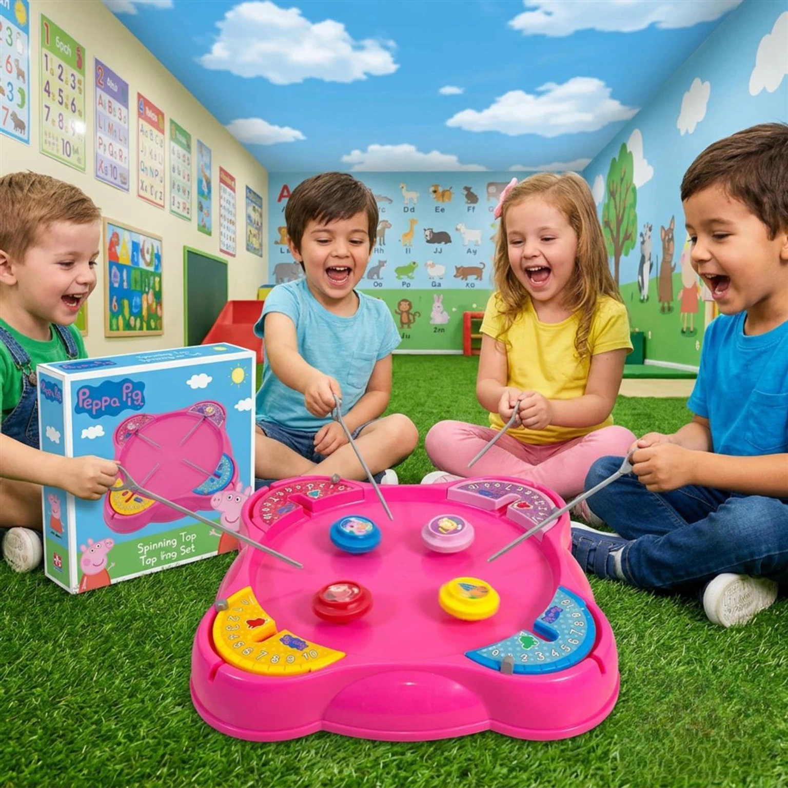 Top Battle Beyblade Play Set Hoverball