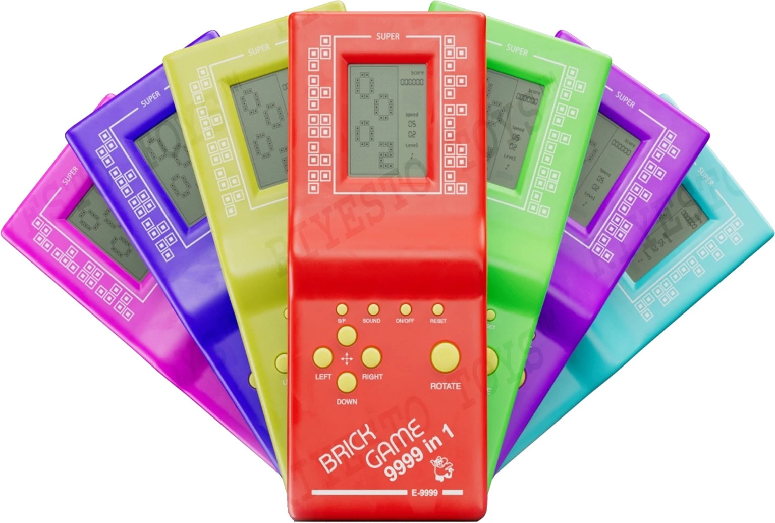 Handheld Portable Indoor And Outdoor Brick Game 9999 In 1 Video Game For Kids. Handheld Gaming Console (Multicolor)